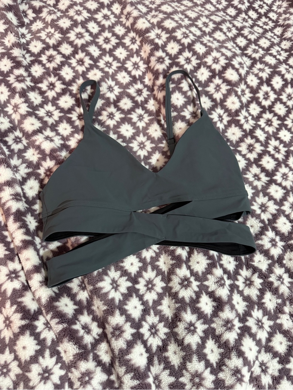 lululemon athletica Black Wrap Bralette